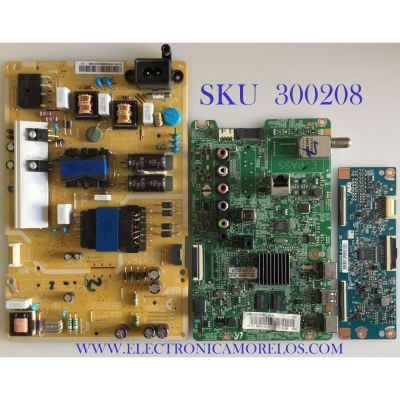 KIT DE TARJETAS PARA TV SAMSUNG / MAIN BN94-10437A / BN41-02307B / FUENTE BN44-00856A / L50MSF_FDY / T-CON 5550T26C21 / T550HVN08.3 / PANEL CY-JJ050BGAV1V / MODELO UN50J5200AFXZA DD02